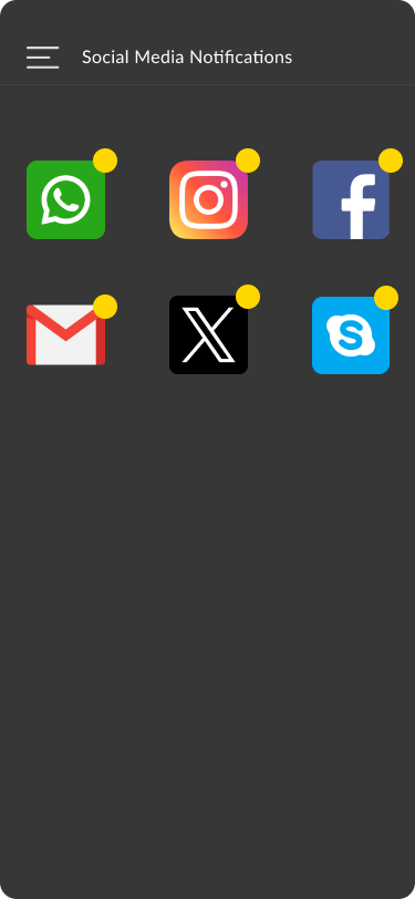 Social Media Notifications